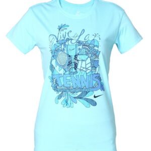 Nike Women's Line 9 Turquoise Blue T-shirt