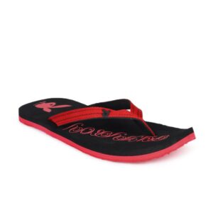 Playboy Men Red and Black Flip Flop