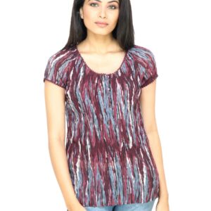 s.Oliver Women Printed Red Top