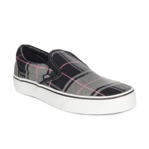 Vans Unisex Black & Grey Classic Shoes