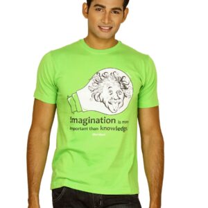 Ediots Men's Imagination Important Green T-shirt