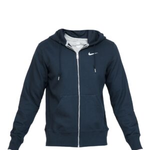 Nike Men Solid Navy Blue Sweatshirts