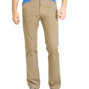 Highlander Men Solid Khaki Trouser