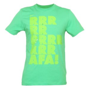 Nike Men Printed Green T-shirt