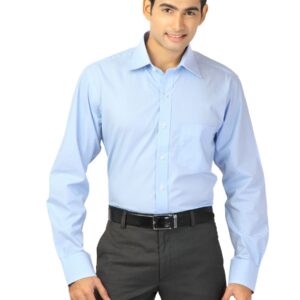 Genesis Blue Striped Formal Shirt