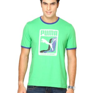 Puma Men Heroes Graphic Green Tshirts