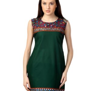 Span Women Green Kurta