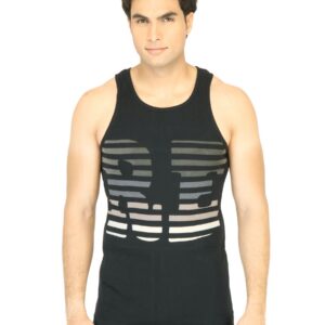 Facit Men Smart Black Innerwear Vest