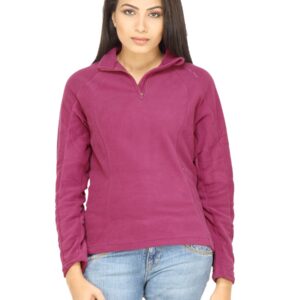 Quechua Women Fleece Magenta Sweatshirt