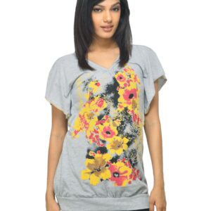 Sepia Women Printed Grey Top