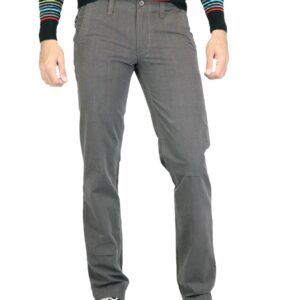 Probase Men Check Grey Trouser