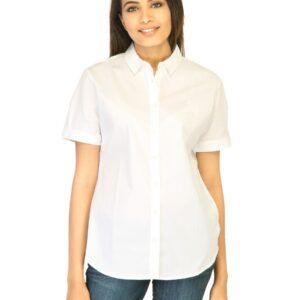 United Colors of Benetton Women Solid White Shirts