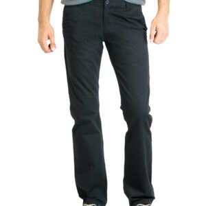 Highlander Men Solid Black Trouser