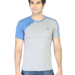 ADIDAS Men Grey T-shirt