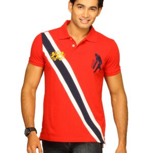 Sher Singh Men's Red Polo T-shirt