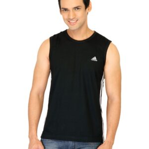 ADIDAS Men Cr_Ess 3s Black T-Shirts