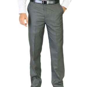 Belmonte Men Solid Trouser Grey Trousers