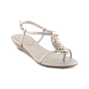 Clarks Women Santa Cruz Silver Flats