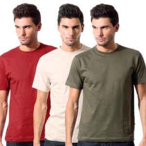 Campbell Men Pack of 3 Solid Tshirts