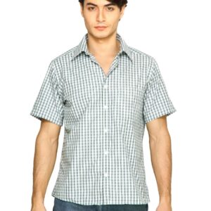 Indigo Nation Men Checks Green Shirts