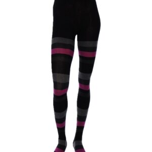 United Colors of Benetton Women Grey Striped Tights