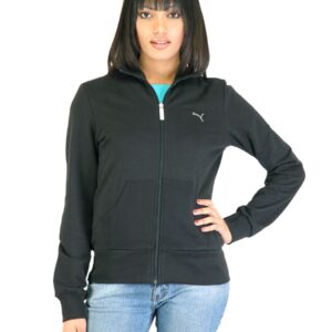 Puma Women Solid Black Sweatshirts