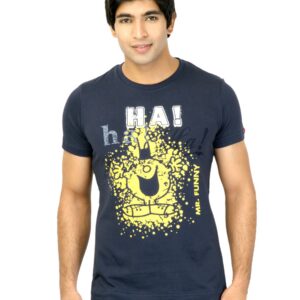 Mr. Men Men HA! Navy Blue Tshirts
