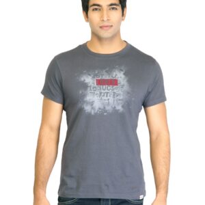 Levi's Men Printed Grey Tshirts