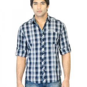 Locomotive Men Check Grey Shirt
