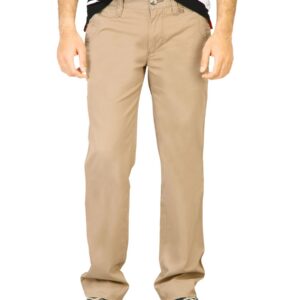 Basics Men Tan Trousers