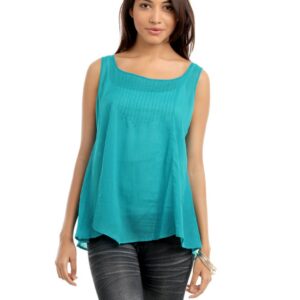 Mineral Women Turquoise Blue Top