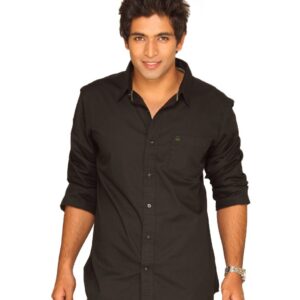 UCB Men Ben Logo Chest Black Shirt
