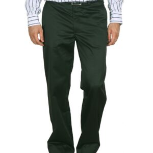 Peter England Men Dark Olive Green Trousers