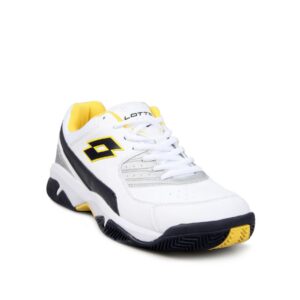 Lotto Men's T-Effect III White Yellow Shoe