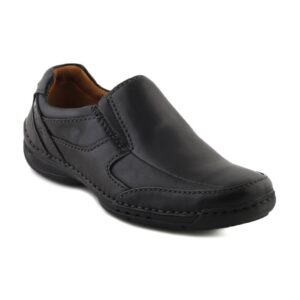 Clarks Men Dark Black Un Rail Casual Shoes