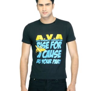 Myntra Men Ava Black T-shirt