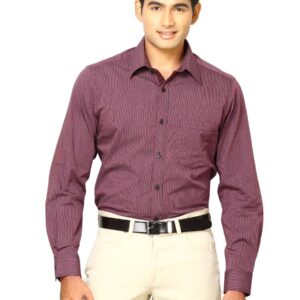 Indigo Nation Men Bling PC Purple Shirts