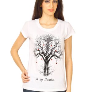Flying Machine Women VN White Tshirts
