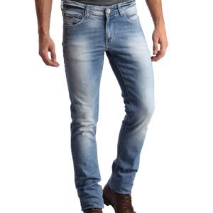 Spykar Men Washed Blue Jeans