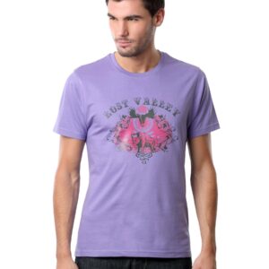 Myntra Men Lost Valley Purple T-shirt