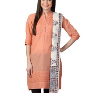 Fabindia Off White Chanderi Dupatta