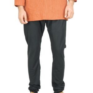 Mother Earth Men Solid Black Churidar