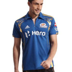 ADIDAS Mumbai Indians Men Blue Match Jersey