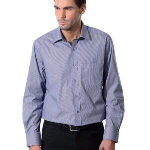 Peter England Men Navy Blue Shirt