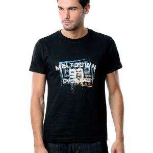 Myntra Men Meltdown Black T-shirt