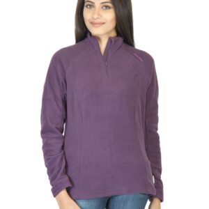 Quechua Women  Fleece Purple Jacket