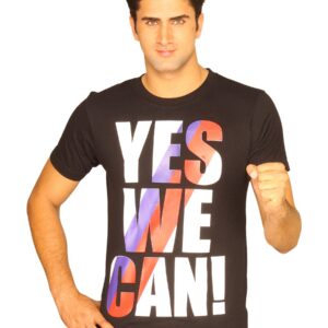 Inkfruit Men's Yes We Can Black T-shirt