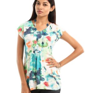 109F Women Multicoloured Printed Top