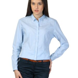 Scullers For Her Blue Shirt