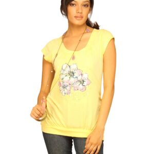 Wrangler Women's Sequin Butter Cup T-shirt